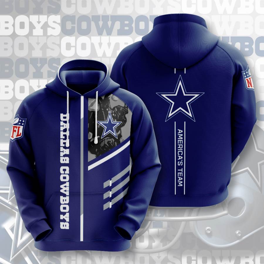 Sports American Football Nfl Dallas Cowboys Usa 23 3d Hoodie