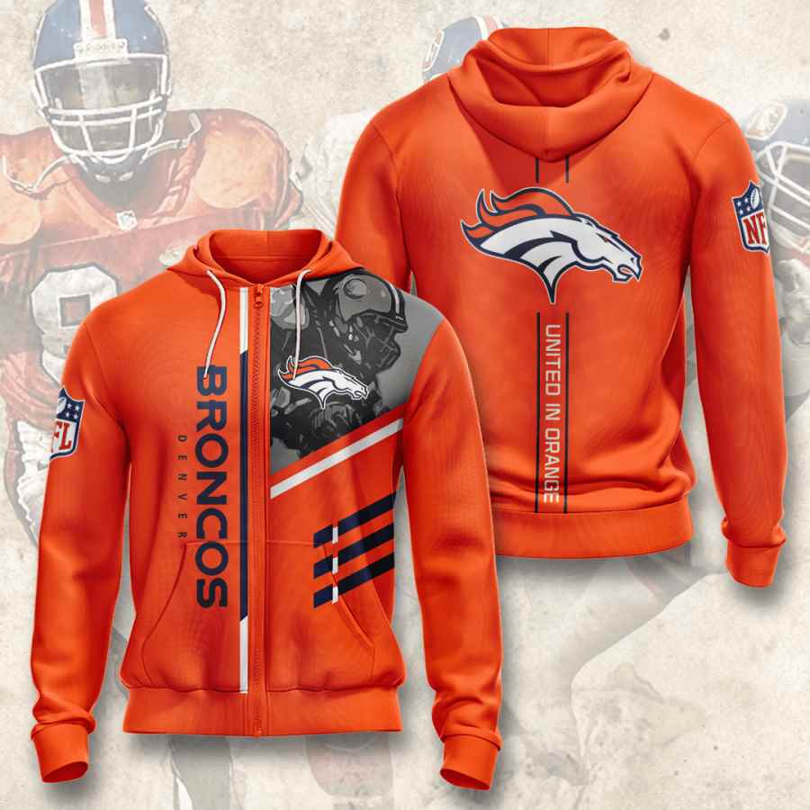 Sports American Football Nfl Denver Broncos Usa 139 3d Hoodie