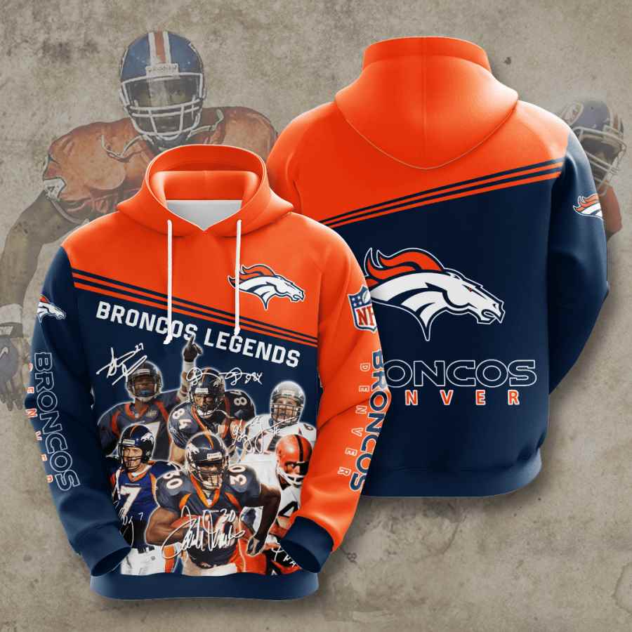 Sports American Football Nfl Denver Broncos Usa 735 3d Hoodie