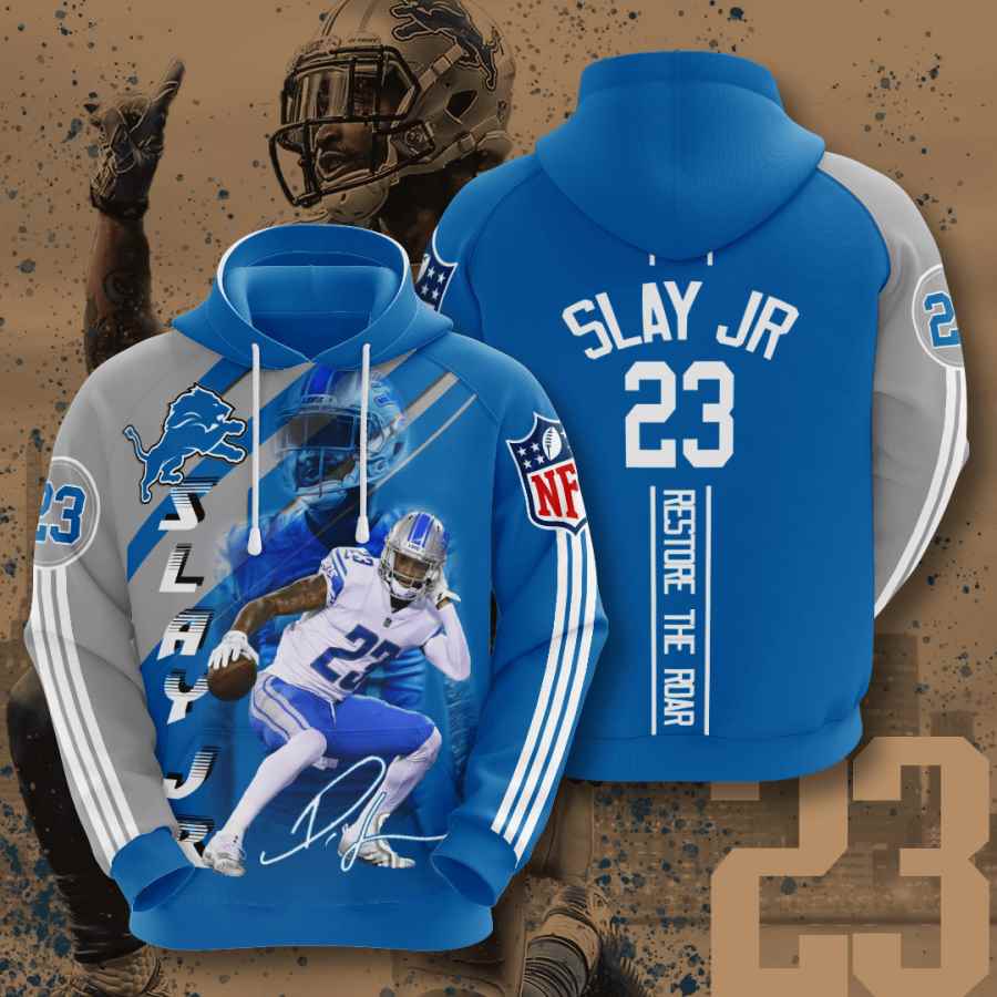 Sports American Football Nfl Detroit Lions Darius Slay Usa 1019 3d Hoodie