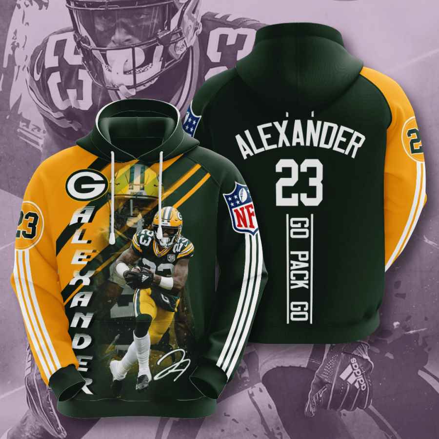 Sports American Football Nfl Green Bay Packers Jaire Alexander Usa 1040 3d Hoodie