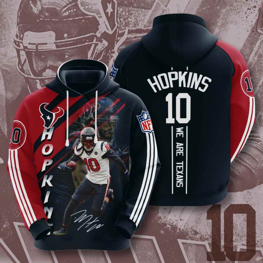 Sports American Football Nfl Houston Texans Deandre Hopkins Usa 1048 3d Hoodie