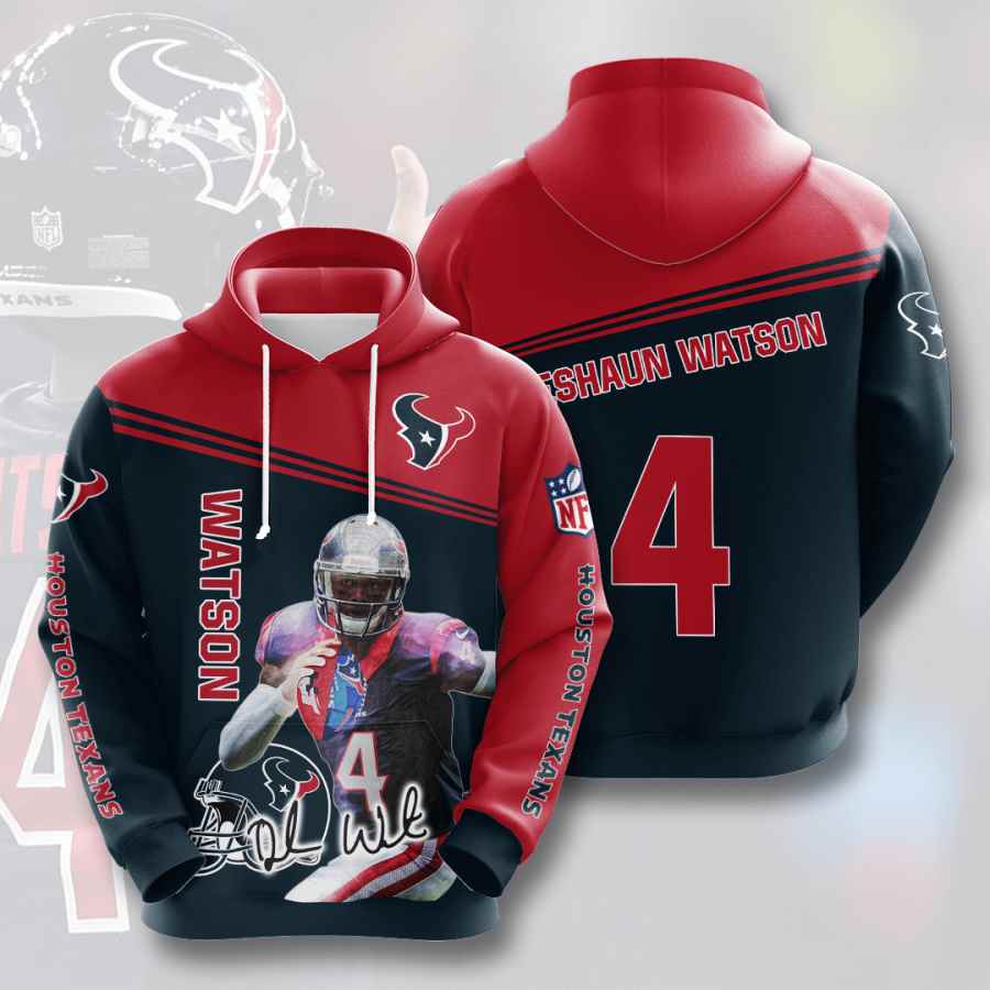 Sports American Football Nfl Houston Texans Deshaun Watson Usa 760 3d Hoodie