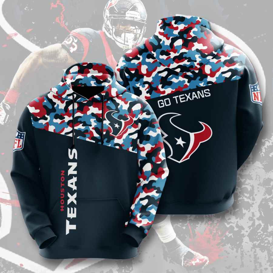 Sports American Football Nfl Houston Texans Usa 170 3d Hoodie