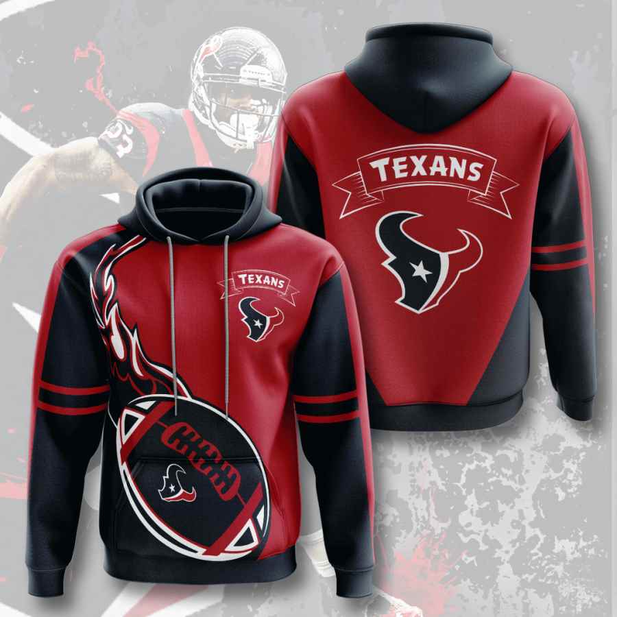 Sports American Football Nfl Houston Texans Usa 506 3d Hoodie