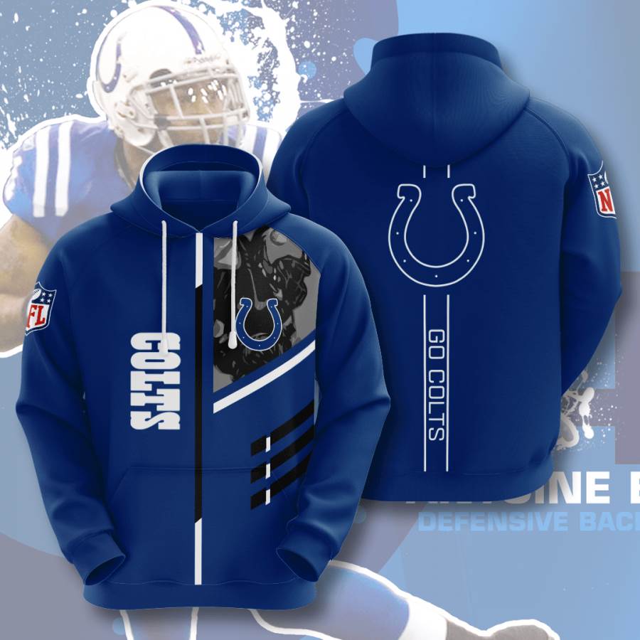 Sports American Football Nfl Indianapolis Colts Usa 36 3d Hoodie