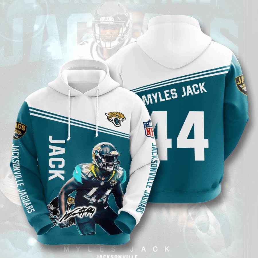 Sports American Football Nfl Jacksonville Jaguars Myles Jack Usa 776 3d Hoodie