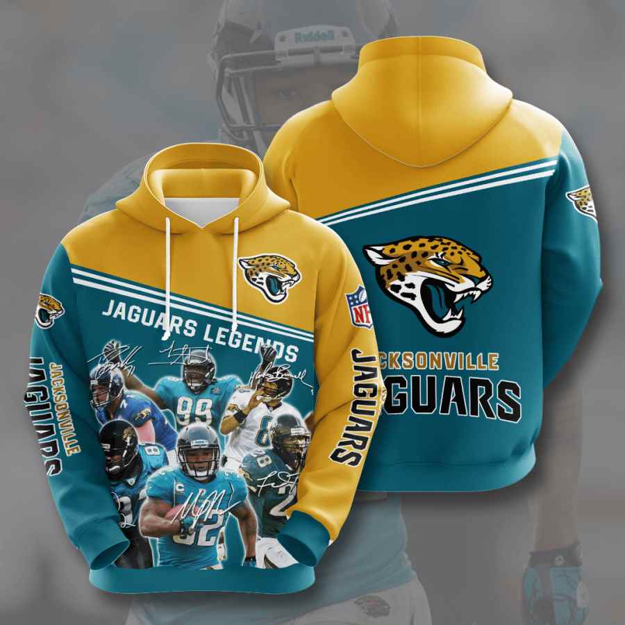 Sports American Football Nfl Jacksonville Jaguars Usa 771 3d Hoodie