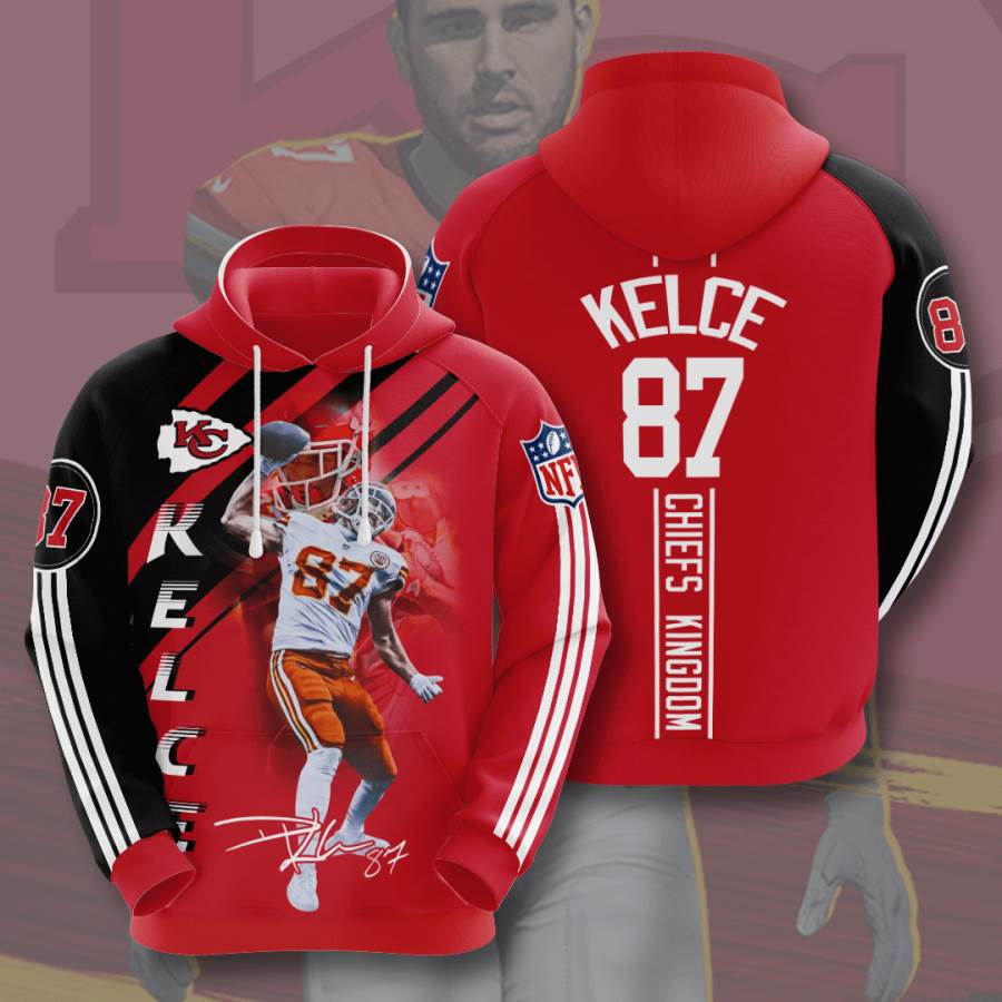 Sports American Football Nfl Kansas City Chiefs Travis Kelce Usa 1077 3d Hoodie