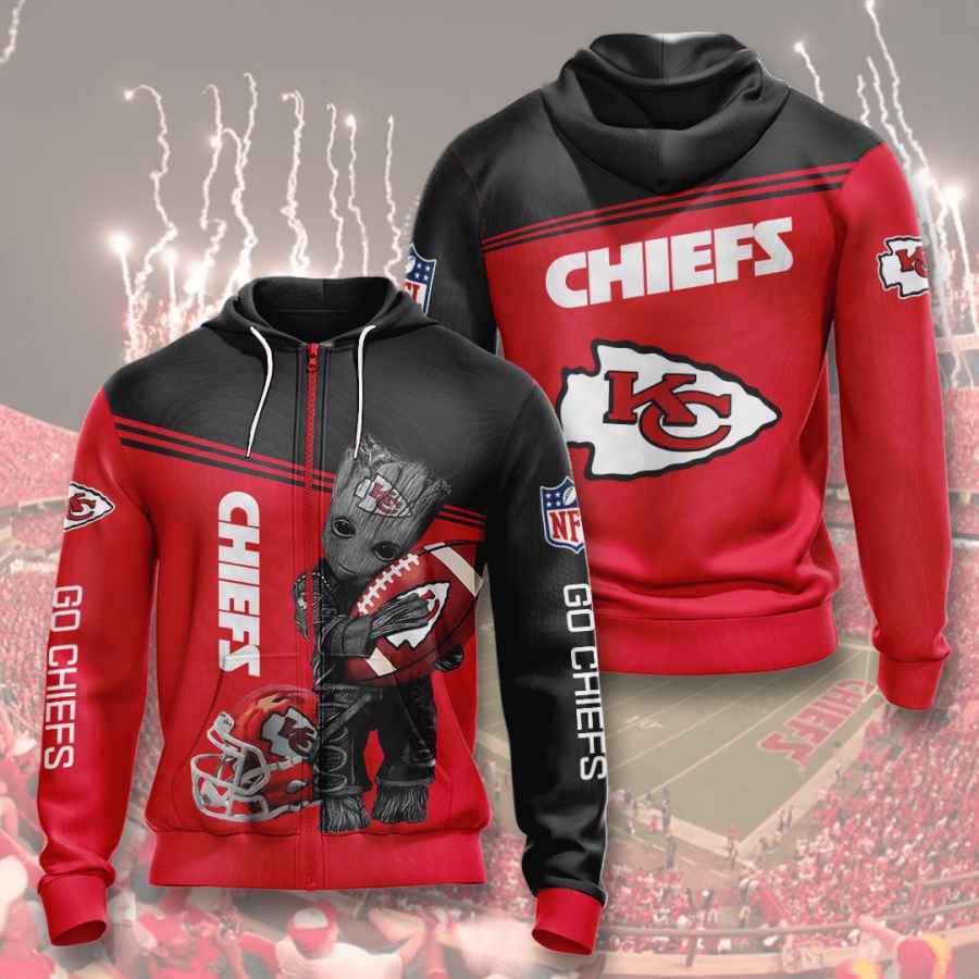 Sports American Football Nfl Kansas City Chiefs Usa 782 3d Hoodie