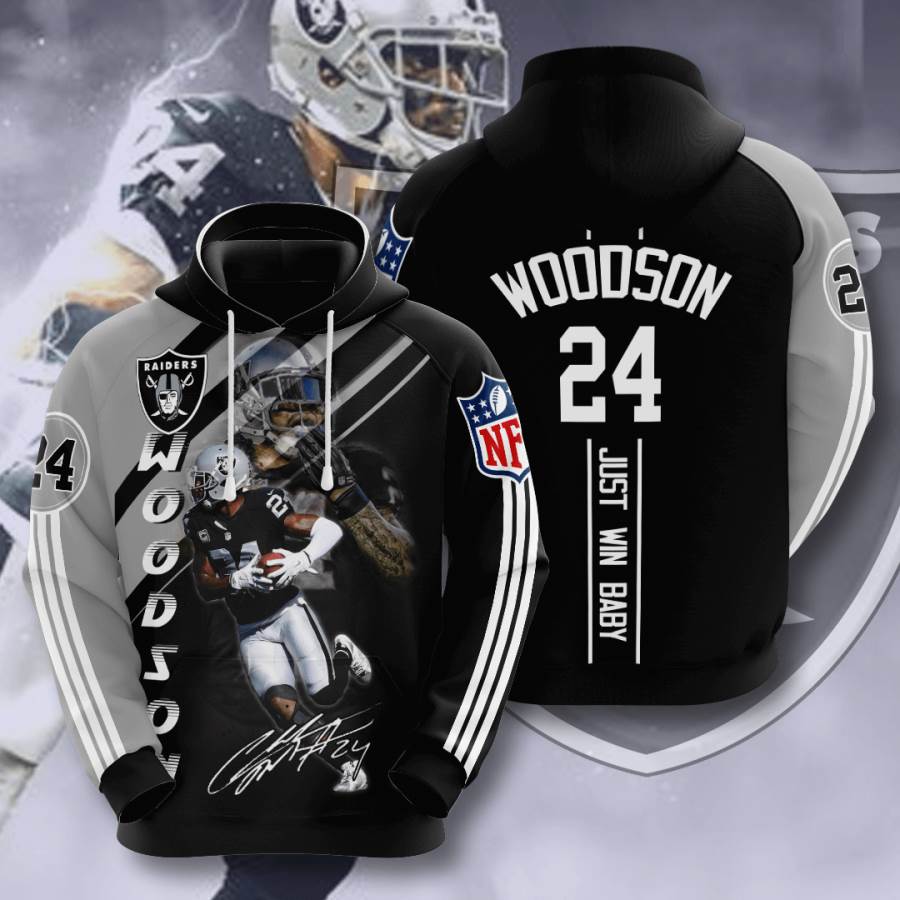 Sports American Football Nfl Las Vegas Raiders Charles Woodson Usa 1083 3d Hoodie