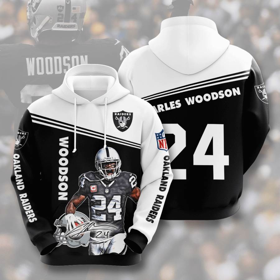 Sports American Football Nfl Las Vegas Raiders Charles Woodson Usa 867 3d Hoodie