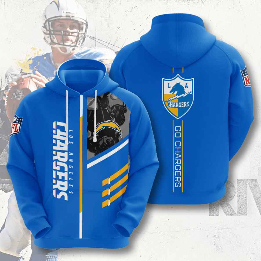 Sports American Football Nfl Los Angeles Chargers Usa 40 3d Hoodie