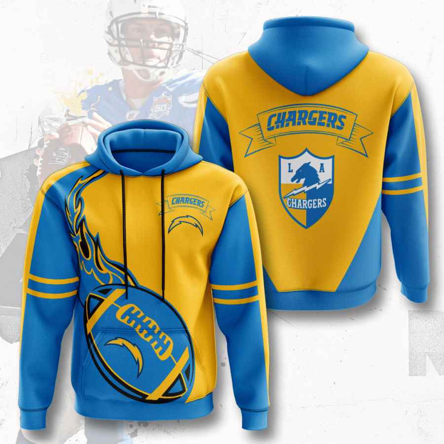 Sports American Football Nfl Los Angeles Chargers Usa 525 3d Hoodie