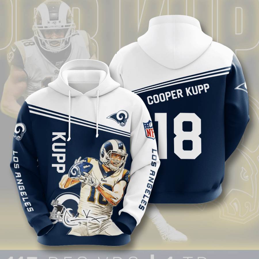 Sports American Football Nfl Los Angeles Rams Cooper Kupp Usa 802 3d Hoodie