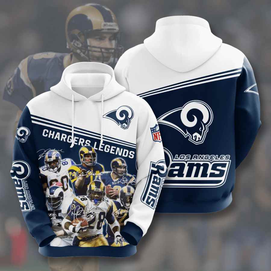 Sports American Football Nfl Los Angeles Rams Usa 805 3d Hoodie