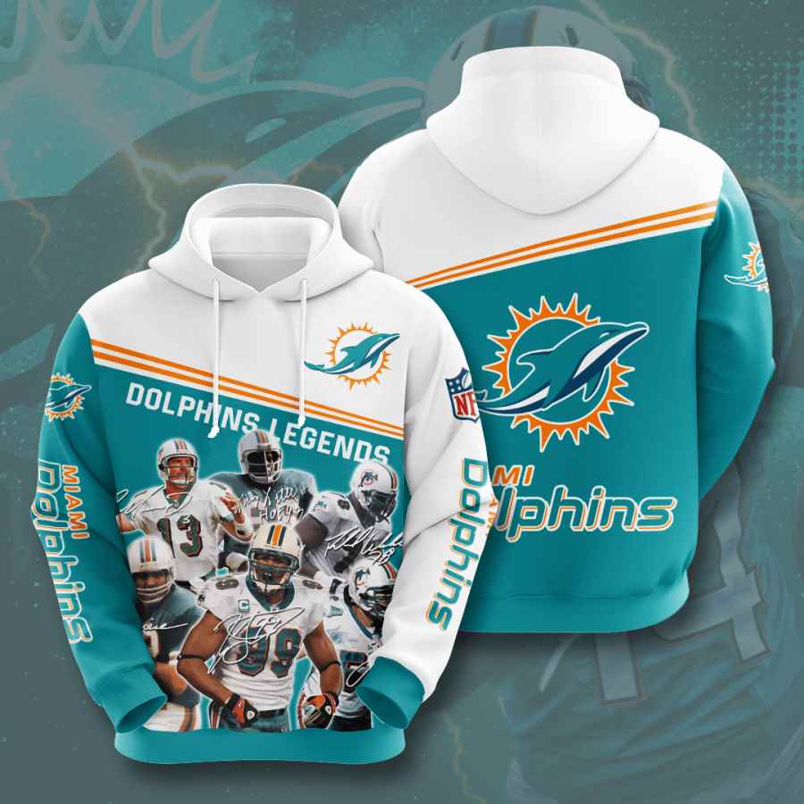 Sports American Football Nfl Miami Dolphins Usa 811 3d Hoodie