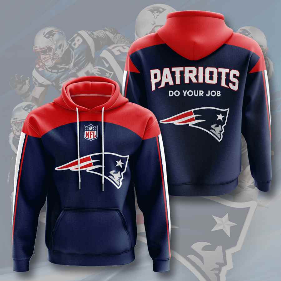 Sports American Football Nfl New England Patriots Usa 226 3d Hoodie