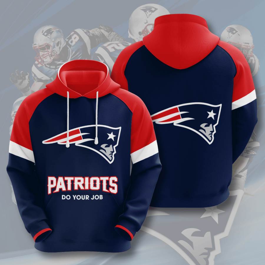 Sports American Football Nfl New England Patriots Usa 231 3d Hoodie