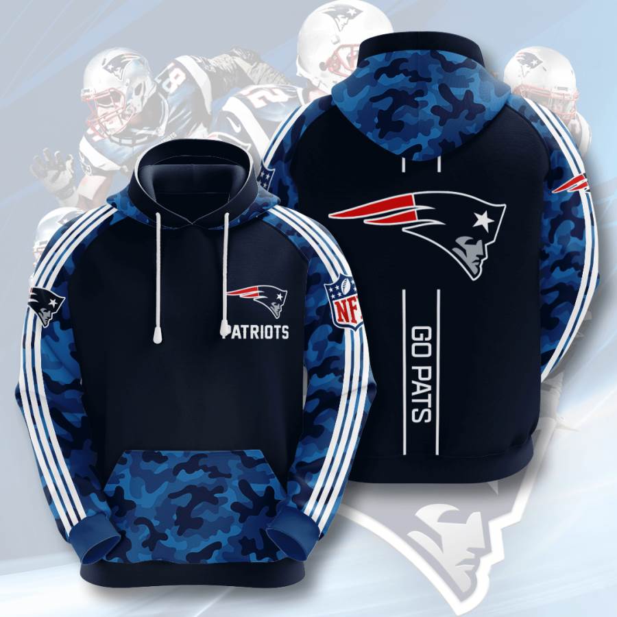 Sports American Football Nfl New England Patriots Usa 557 3d Hoodie