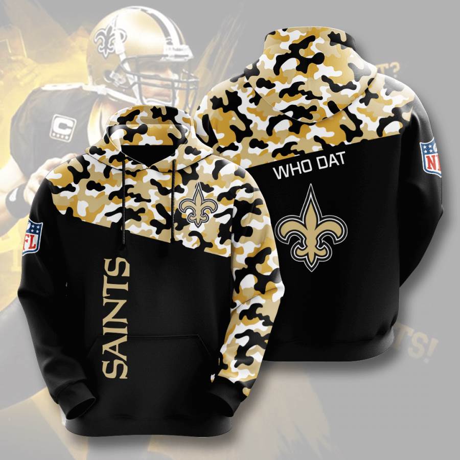 Sports American Football Nfl New Orleans Saints Usa 235 3d Hoodie