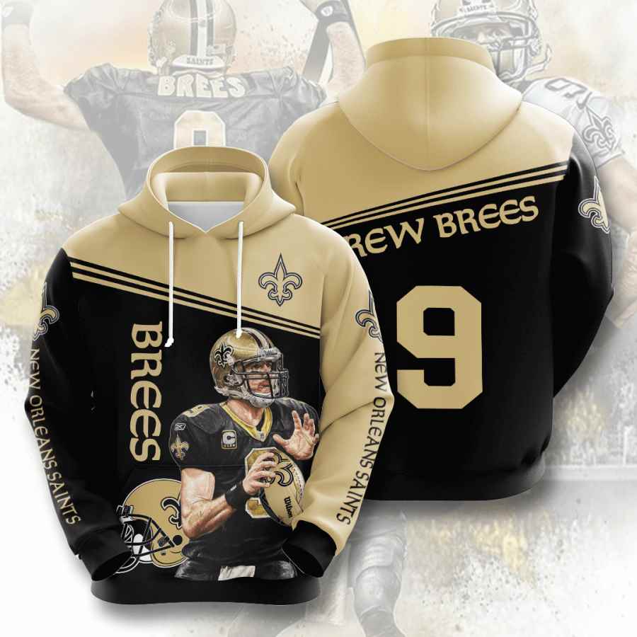 Sports American Football Nfl New Orleans Saints Usa 561 3d Hoodie