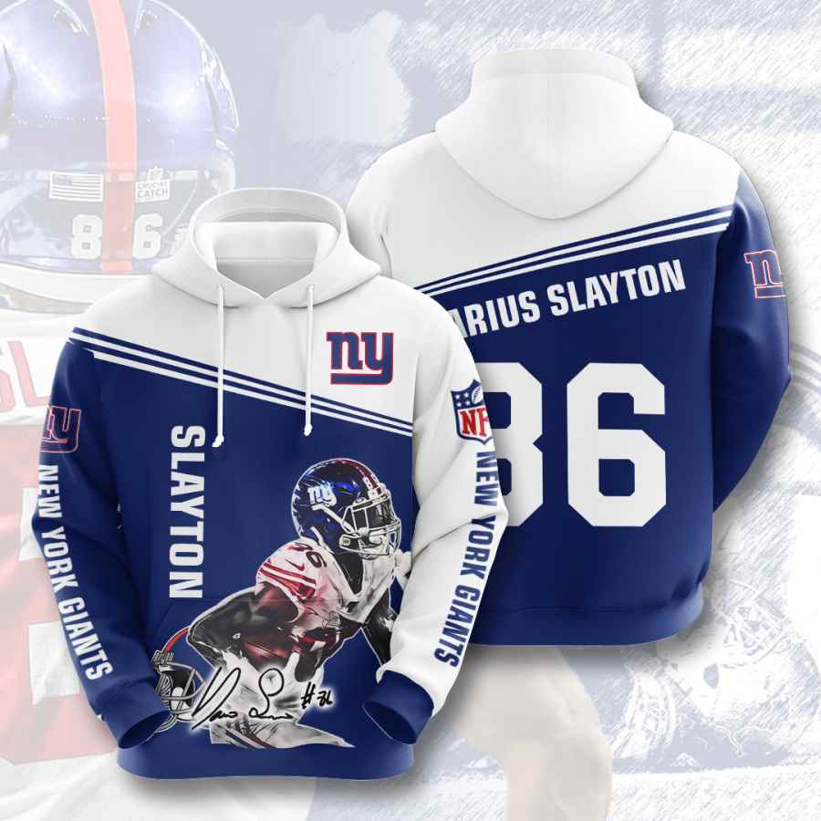 Sports American Football Nfl New York Giants Darius Slayton Usa 840 3d Hoodie