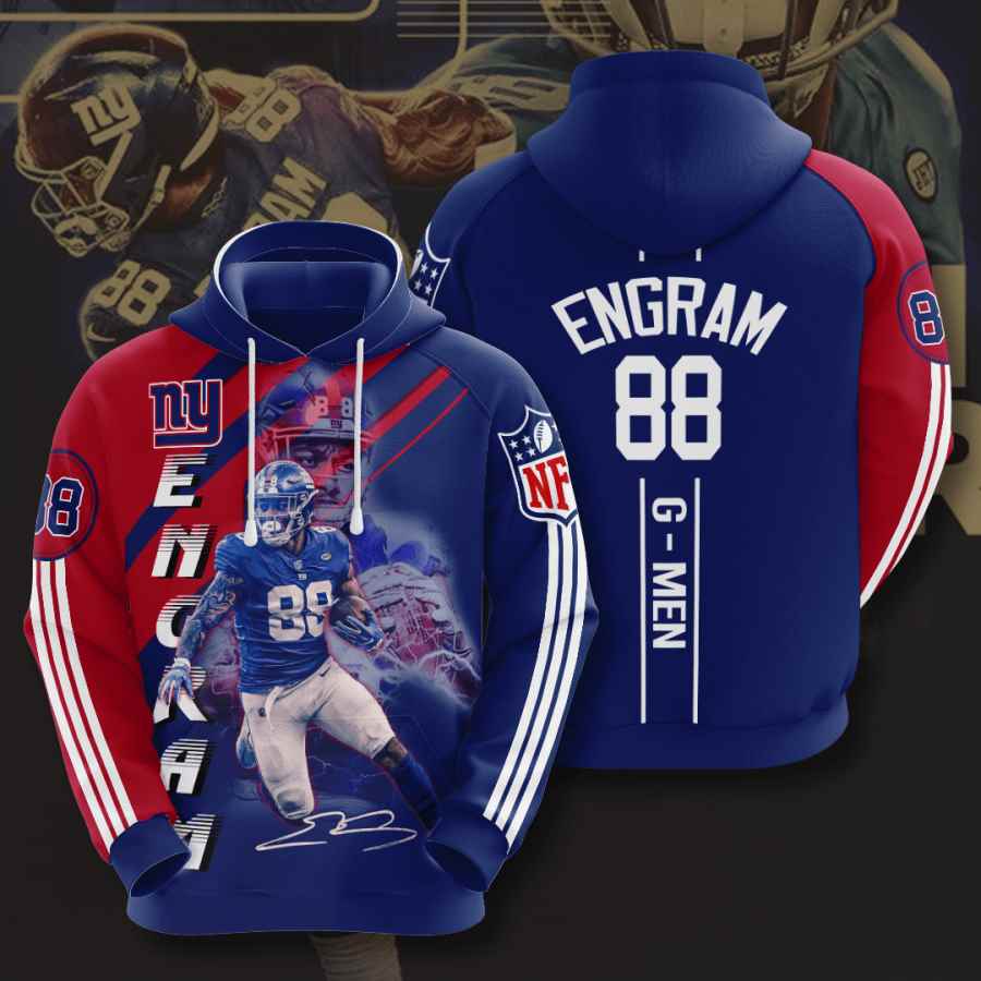 Sports American Football Nfl New York Giants Evan Engram Usa 1151 3d Hoodie