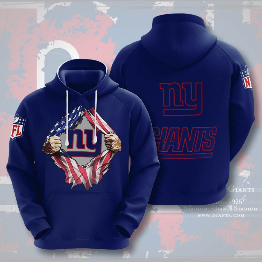 Sports American Football Nfl New York Giants Usa 50 3d Hoodie