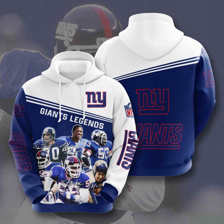 Sports American Football Nfl New York Giants Usa 842 3d Hoodie