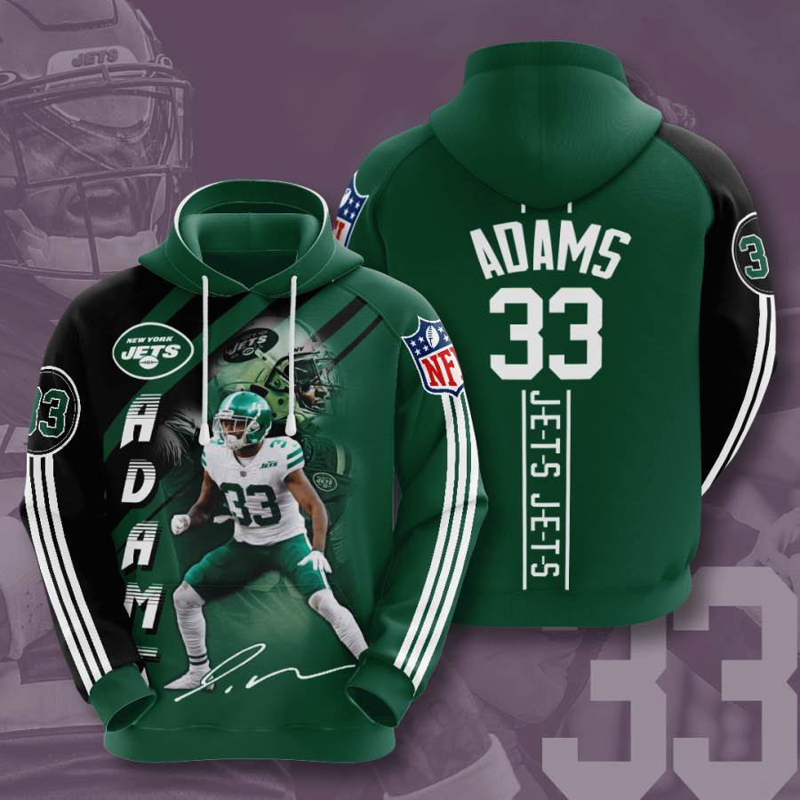 Sports American Football Nfl New York Jets Jamal Adams Usa 1156 3d Hoodie