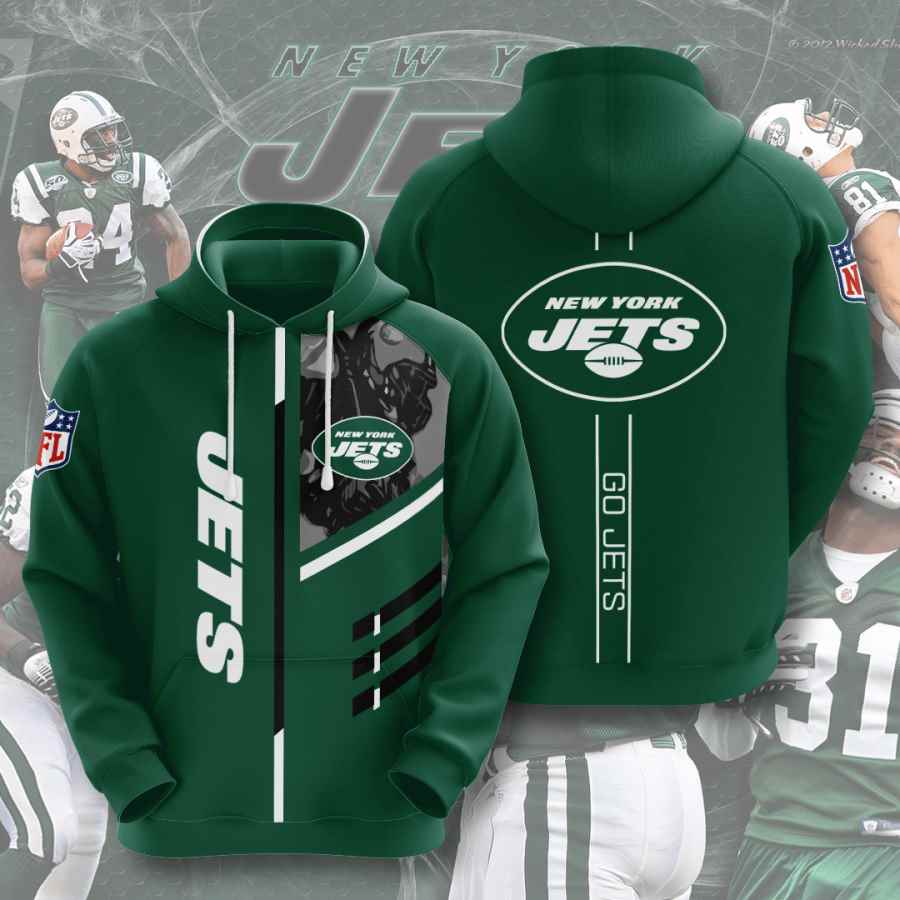 Sports American Football Nfl New York Jets Usa 52 3d Hoodie