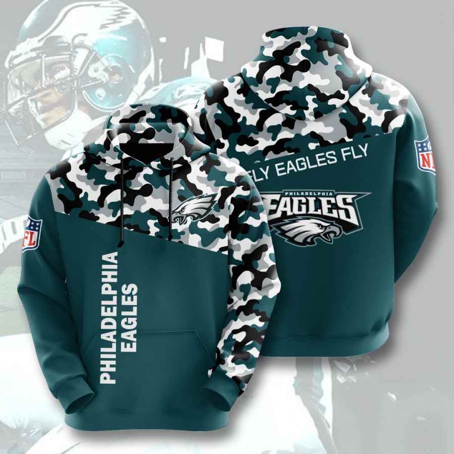 Sports American Football Nfl Philadelphia Eagles Usa 290 3d Hoodie