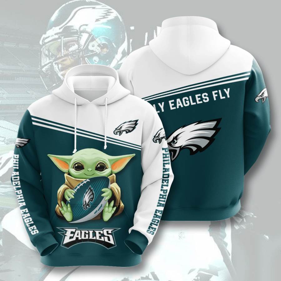 Sports American Football Nfl Philadelphia Eagles Usa 621 3d Hoodie