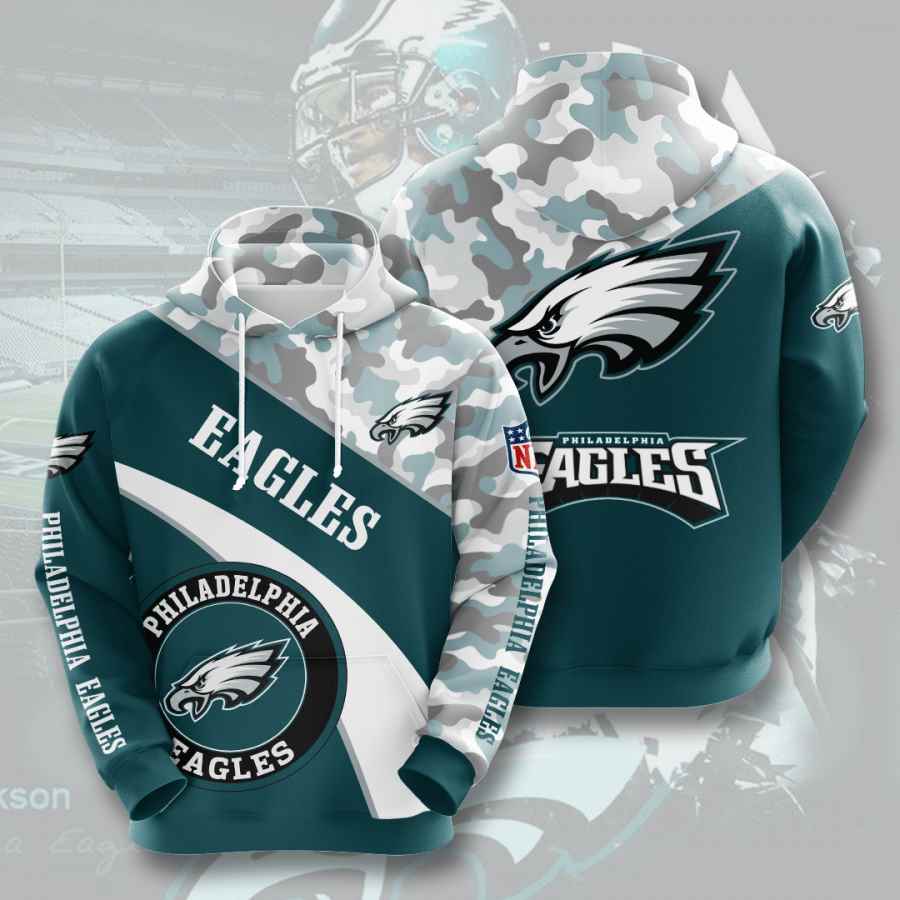 Sports American Football Nfl Philadelphia Eagles Usa 623 3d Hoodie