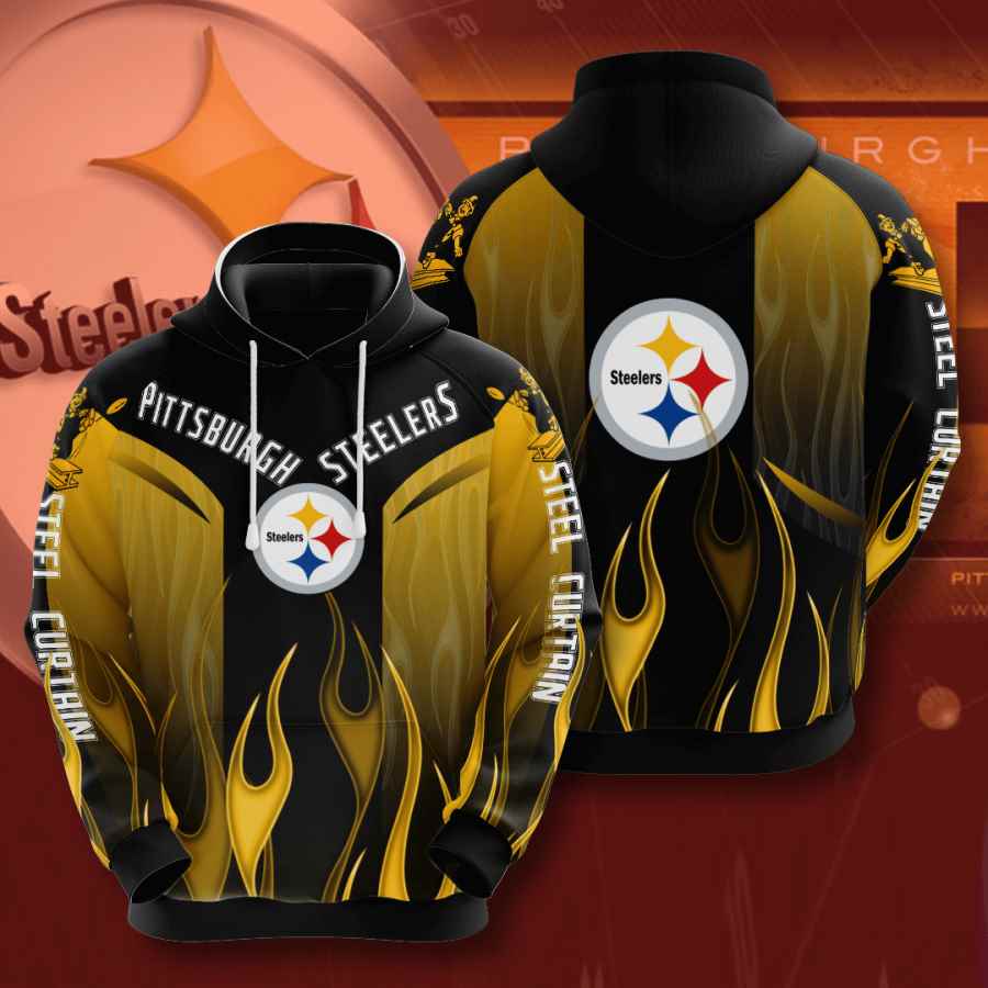 Sports American Football Nfl Pittsburgh Steelers Usa 1434 3d Hoodie