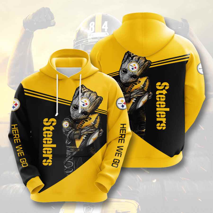 Sports American Football Nfl Pittsburgh Steelers Usa 662 3d Hoodie