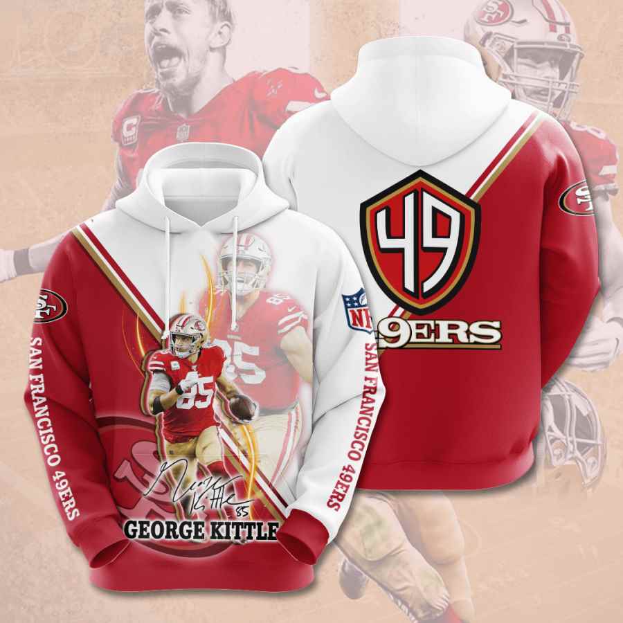 Sports American Football Nfl San Francisco 49ers George Kittle Usa 1214 3d Hoodie