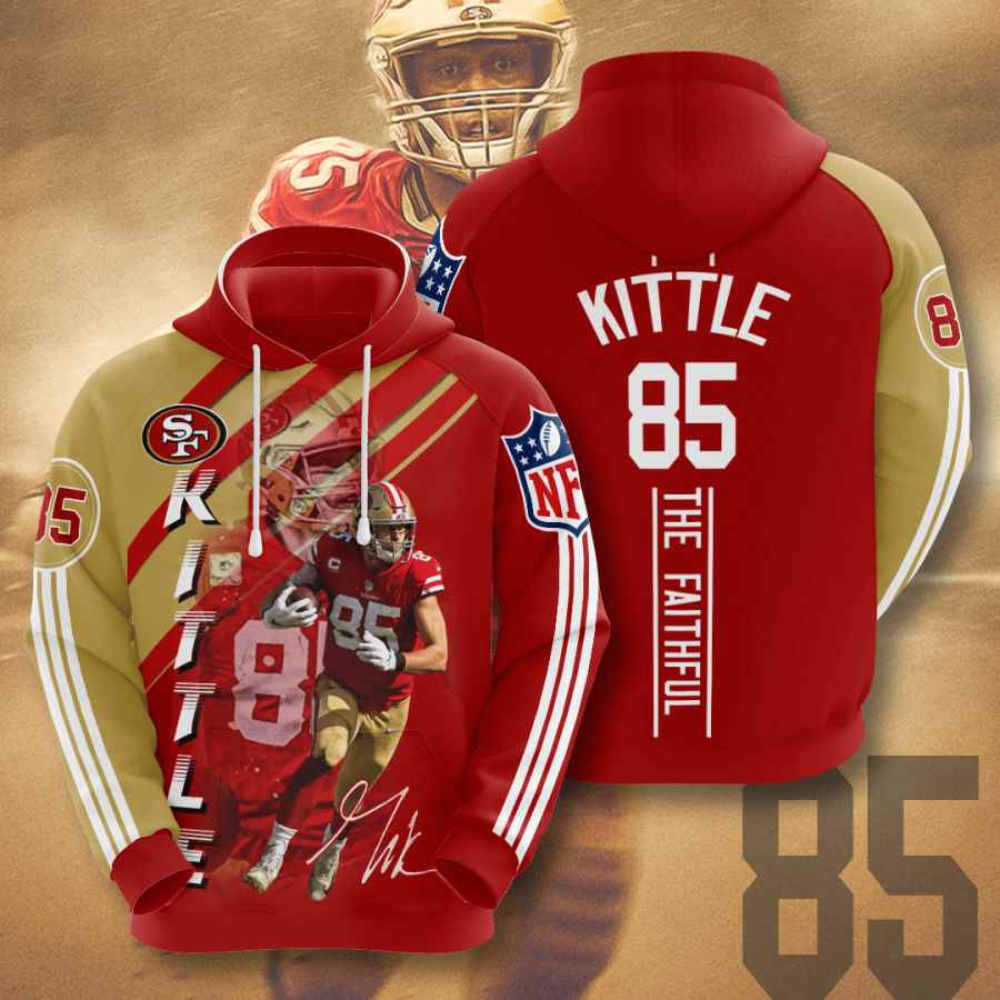 Sports American Football Nfl San Francisco 49ers George Kittle Usa 1213 3d Hoodie