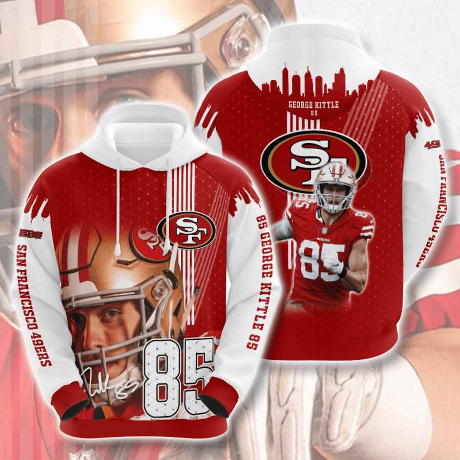 Sports American Football Nfl San Francisco 49ers George Kittle Usa 927 3d Hoodie