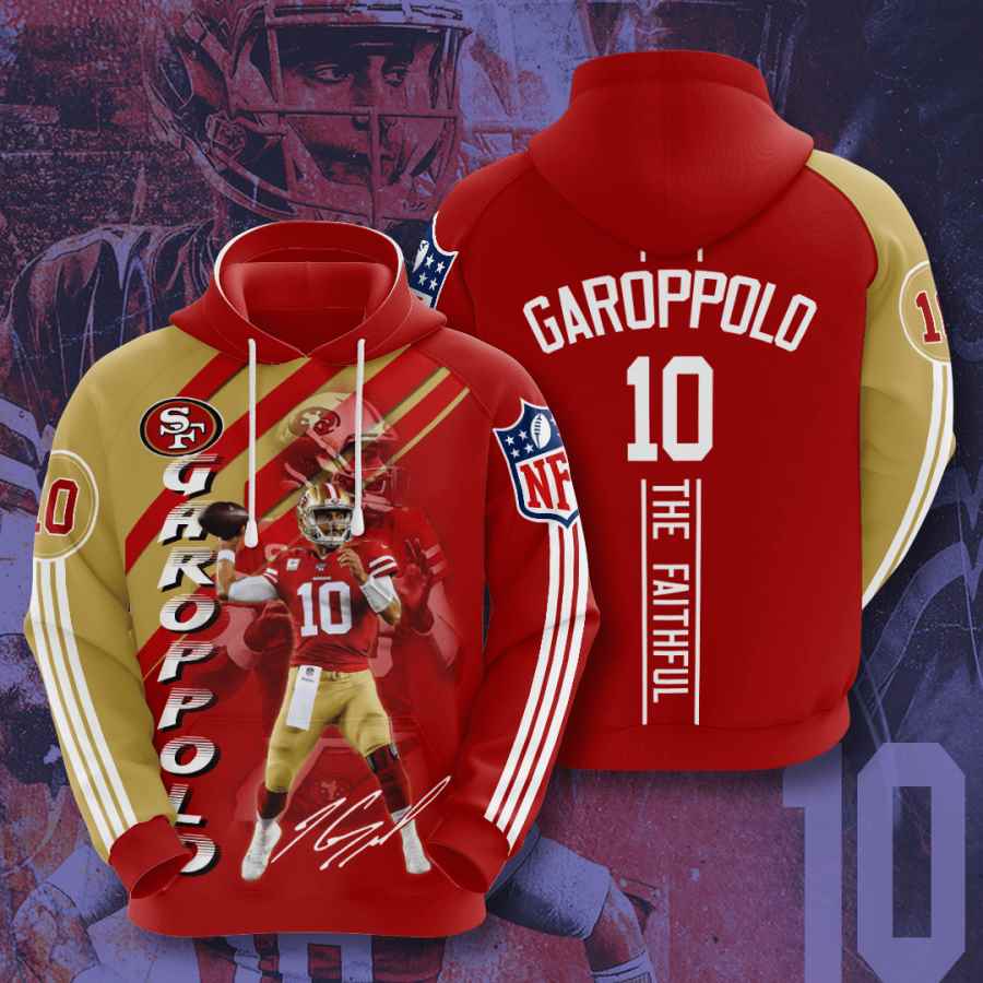 Sports American Football Nfl San Francisco 49ers Jimmy Garoppolo Usa 1215 3d Hoodie