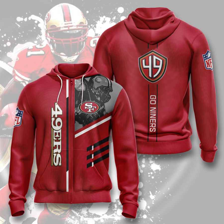 Sports American Football Nfl San Francisco 49ers Usa 301 3d Hoodie