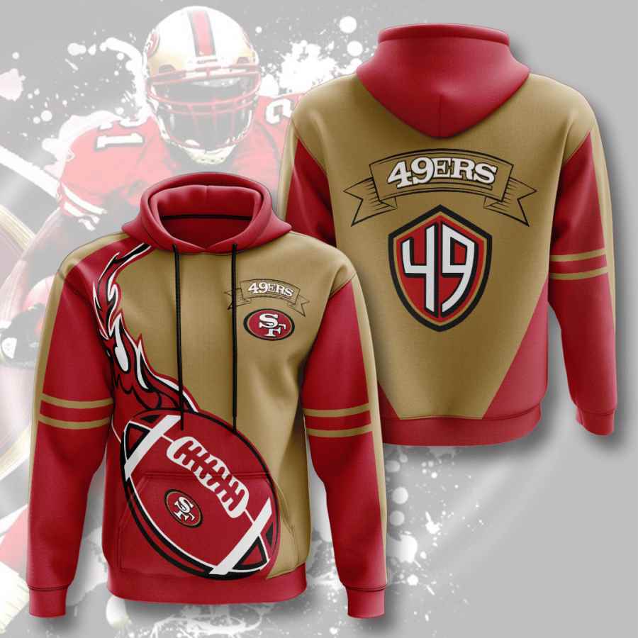 Sports American Football Nfl San Francisco 49ers Usa 639 3d Hoodie