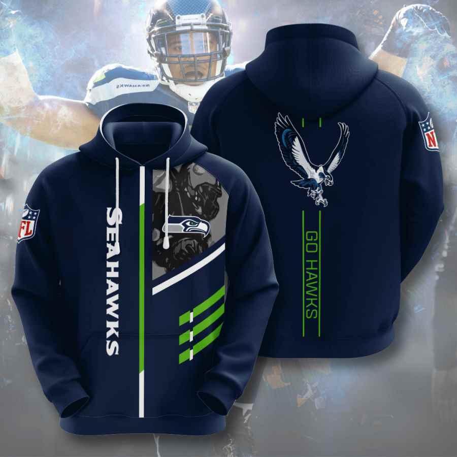 Sports American Football Nfl Seattle Seahawks Usa 312 3d Hoodie