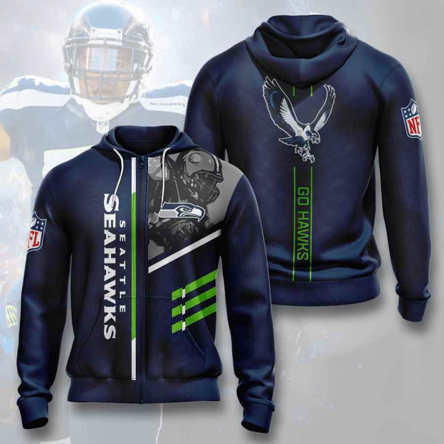 Sports American Football Nfl Seattle Seahawks Usa 313 3d Hoodie