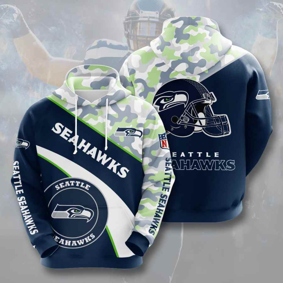 Sports American Football Nfl Seattle Seahawks Usa 649 3d Hoodie