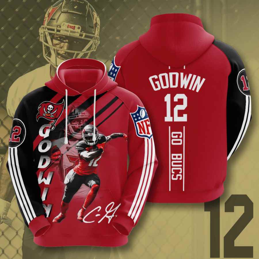 Sports American Football Nfl Tampa Bay Buccaneers Chris Godwin Usa 931 3d Hoodie