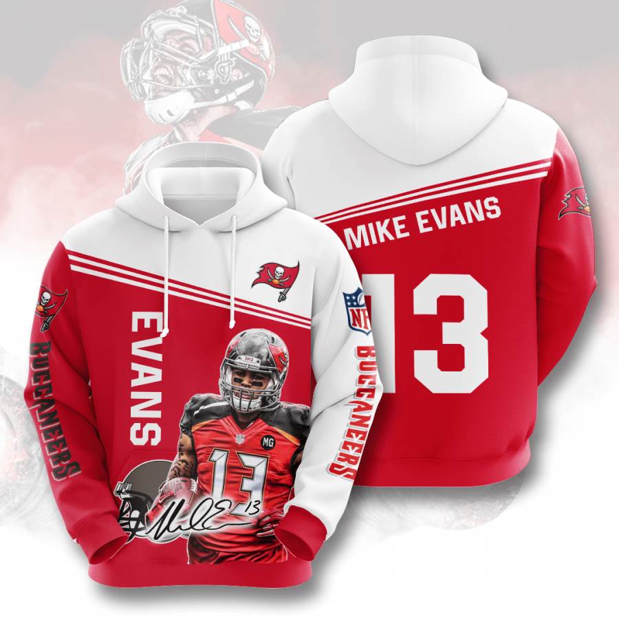 Sports American Football Nfl Tampa Bay Buccaneers Mike Evans Usa 909 3d Hoodie