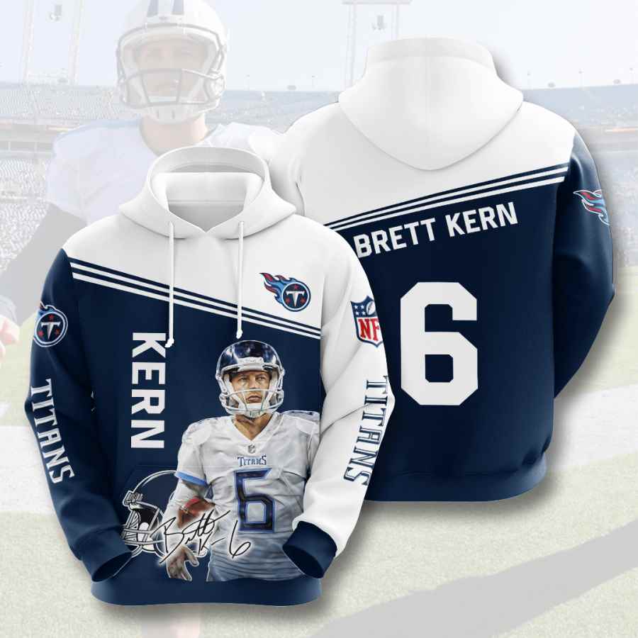 Sports American Football Nfl Tennessee Titans Brett Kern Usa 911 3d Hoodie