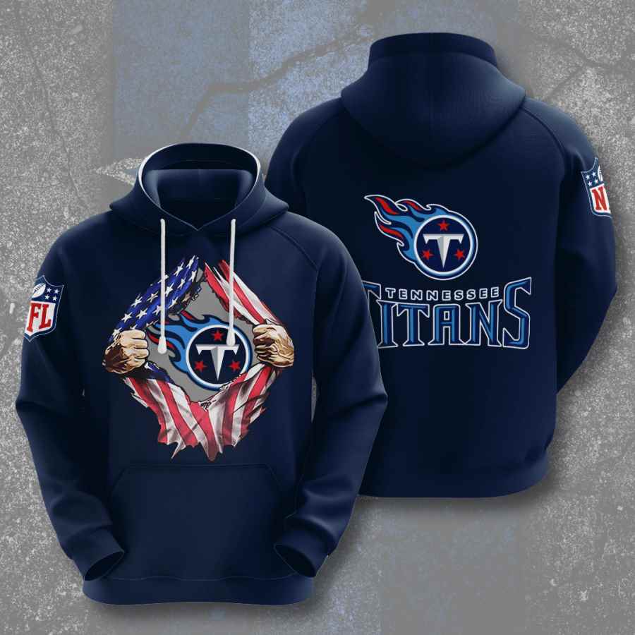 Sports American Football Nfl Tennessee Titans Usa 325 3d Hoodie